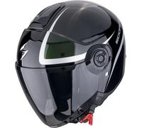 Scorpion EXO-City II Intercity Casco Jet, nero-verde, taglia XS per maschi