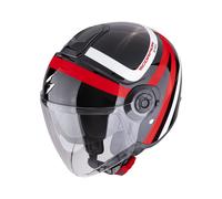 Scorpion Exo-city II Riva Casco Moto (Nero/Rosso) TG: L (59)