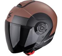 Scorpion Casco da moto EXO-CITY II Sheer Open Face Marrone-Nero Opaco M