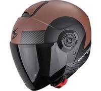 Scorpion Casco da moto EXO-CITY II Sheer Open Face Marrone-Nero Opaco M