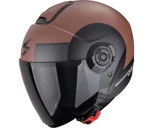 Scorpion Exo-City II Sheer Casco Aperto, marrone/nero, Taglia M (57/58)