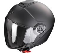 SCORPION Casco Jet EXO CITY II Colore Nero Opaco per Scooter Moto Doppia Visiera