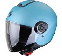 Scorpion EXO-City II Solid, casco jet XS male Azzurro Opaco