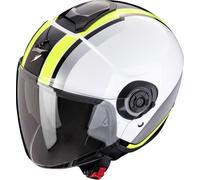 Scorpion Exo-City II Vel Casco Jet, bianco-giallo, taglia S per maschi