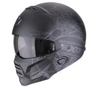 Casco EXO-COMBAT II SPIDERWEB Nero Argento SCORPION - UE: L