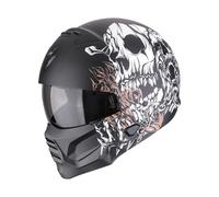 SCORPION EXO-COMBAT II GENESIS Nero opaco-Bianco-Oro L