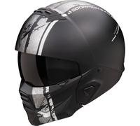 Scorpion EXO-Combat II Lord Casco, nero-argento, taglia XS 54 55 per maschi
