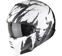 Scorpion EXO-Combat II Marauder, casco modulare XXL female Opaco Nero/Bianco