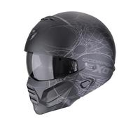SCORPION EXO-COMBAT II SPIDERWEB Nero opaco-Argento S