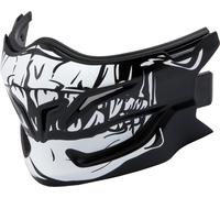 Scorpion Maschera da moto Exo-Combat Skull con Chinguard Nero Taglia Unica