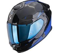 Scorpion EXO-GT SP Air Asphalt Casco integrale, nero/blu, Taglia XXL (63/64)