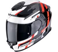 Scorpion EXO-GT SP Air Tornado, casco integrale XL male Nero/Bianco/Grigio/Rosso