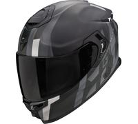 Scorpion EXO-GT SP Air Touradven Casco, nero-argento, taglia M per maschi