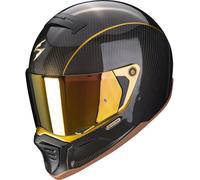 Scorpion EXO-HX1 Carbon SE Solid Gold Casco, nero/oro, Taglia L (59/60)