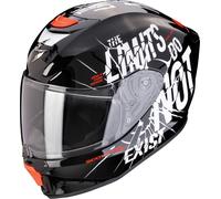 Scorpion EXO-JNR Air Boum, casco integrale bambini M male Nero/Bianco