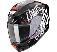 Scorpion Exo-JNR Air Boum Casco per bambini, nero-bianco, taglia L