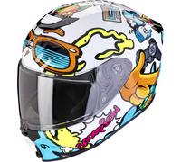 Scorpion EXO-JNR Air Fun, casco integrale bambini S male Bianco/Blu