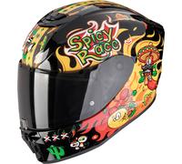 Casco Bambino EXO-JNR AIR YUCATAN Nero Giallo Rosso SCORPION - UE: S
