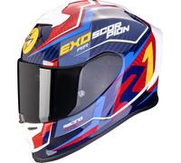 Scorpion EXO-R1 Evo Air Coup, casco integrale M male Blu/Rosso/Giallo