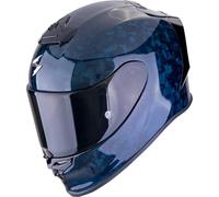 Scorpion EXO-R1 Evo Carbon Air Onyx Casco, blu, taglia L per maschi