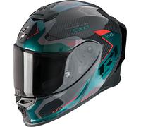 Scorpion EXO-R1 Evo Carbon Air Propel, casco integrale L female Nero/Verde Scuro/Grigio