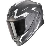 Scorpion EXO-R1 Evo Carbon Air Propel Casco integrale, nero-bianco, taglia L per maschi