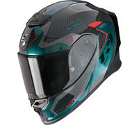 Scorpion EXO-R1 Evo Carbon Air Propel, casco integrale XS female Nero/Verde Scuro/Grigio