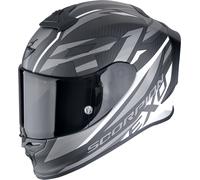Scorpion EXO-R1 Evo Carbon Air Runner, casco integrale L male Opaco Nero/Bianco/Grigio