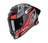 SCORPION EXO-R1 EVO II AIR ADRENALINE Nero-Rosso-Argento S