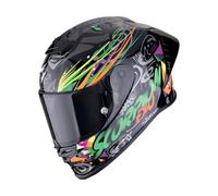 SCORPION EXO-R1 EVO II AIR SAVAGE Nero-Verde-Arancione L