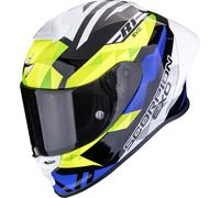 Scorpion EXO-R1 Evo II Air Valere Casco integrale, nero/blu/giallo, Taglia M (57/58)