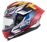 Casco EXO-RACE AIR KOBRA Blu Giallo Rosso SCORPION - UE: S