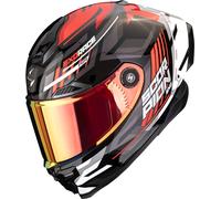 Scorpion EXO-Race Air Kobra Casco, nero/rosso, Taglia L (59/60)