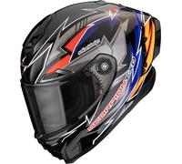 Scorpion Casco integrale da moto EXO-RACE Air Move On FIM2 nero-blu-arancione S