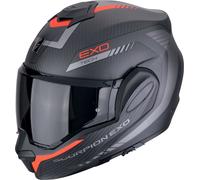Scorpion EXO Tech Evo Carbon Cosy Casco, nero-rosso, taglia XS per maschi
