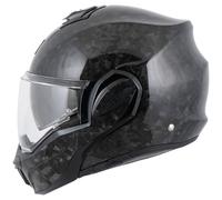 Scorpion Exo-Tech Evo Carbon Onyx casco apribile unisex nero, taglia S