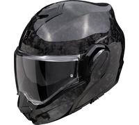 Scorpion EXO-Tech Evo Carbon Onyx, casco modulare XXL male Nero/Grigio