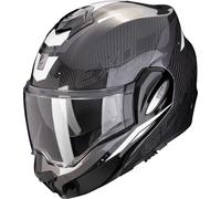 Scorpion Exo-Tech Evo Carbon Rover Casco, nero-bianco, taglia XS 54 55 per maschi
