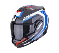 Scorpion casco modulare Exo-Tech Evo Carbon Cosy - Nero Blu Rosso L