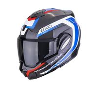 Scorpion Exo-Tech Evo Carbonio Cosy Casco ( Nero/Blu/Rosso ) TG: M (57)