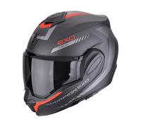 Scorpion Exo-Tech Evo Carbonio Cosy Casco (Nero Opaco / Rosso) TG: L (59)