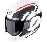 Scorpion EXO-Tech Evo Furio, casco modulare S male Opaco Bianco/Nero/Rosso