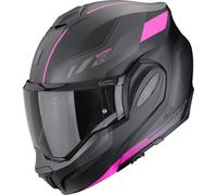 Casco moto apribile Scorpion EXO-TECH EVO Socius nero opaco-rosa XS