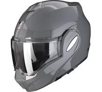 Scorpion EXO-Tech Evo Solid, casco modulare S male Grigio