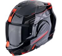 Scorpion EXO-Tech Evo Traveller, casco modulare S male Nero/Grigio/Rosso