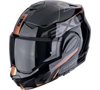 Scorpion EXO-Tech Evo Traveller, casco modulare XL male Nero/Grigio/Rame