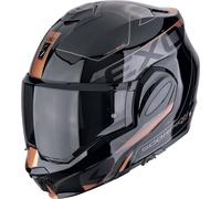 Scorpion EXO Tech Evo Traveller Casco, nero, taglia L per maschi