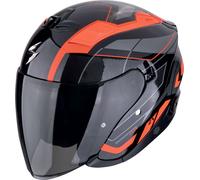 Scorpion EXO-Z1 Vue, casco aperto XXL male Nero/Rosso/Grigio