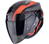 Scorpion EXO Z1 Vue Casco Jet, nero-rosso, taglia 2XL per maschi
