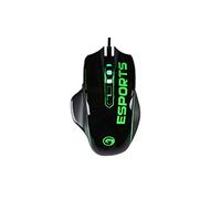 Scorpion - Gaming Souris - Modèle Ma-GN38 GN - 5V Tension - avec 7 boutons programmables - avec Port USB - 6 Couleurs de la Lumière LED - câble tressé - Taille 130 mm x 85 mm x 42 mm - Couleur Noire